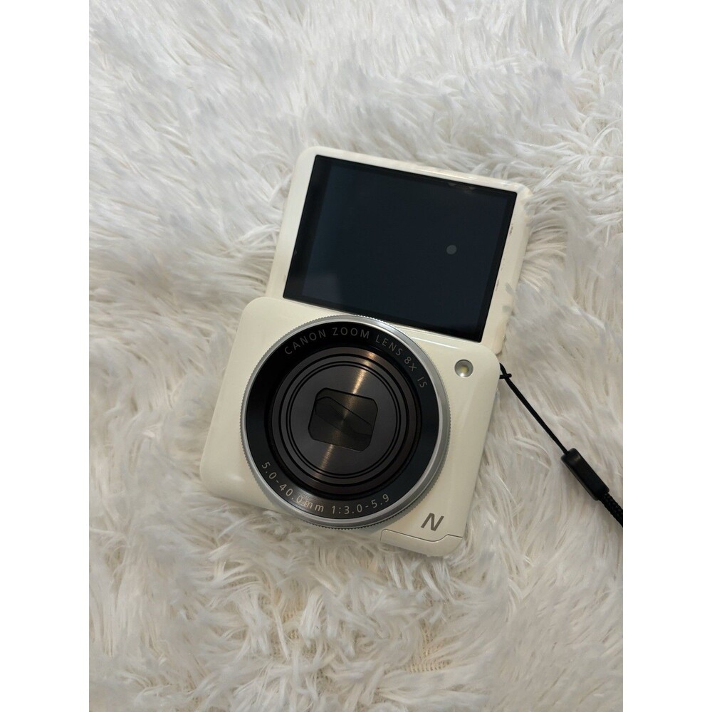 Canon PowerShot N2 White Compact Digital Camera 16.1MP 8x Zoom Wi-Fi